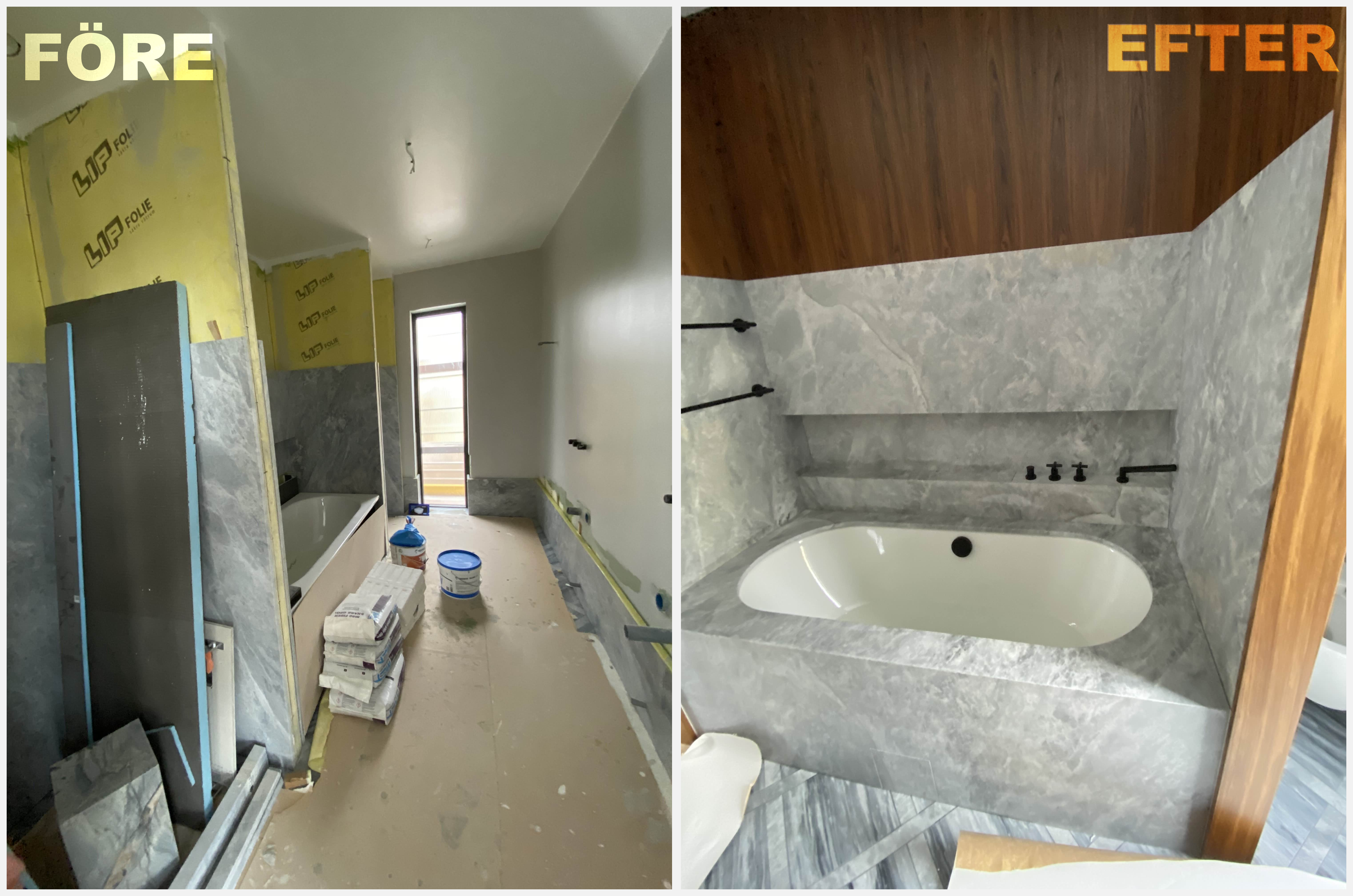 Före/efter renovering